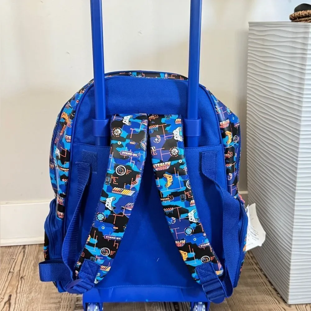 Smiggle Kids Hey There Trolley Bag Backpack, luggage travel bag